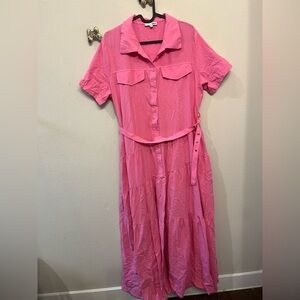 Fashion Nova Pink Maxi Dress